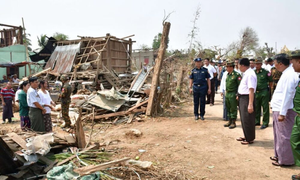 Tornado kills 8 and injures 109 in Myanmar