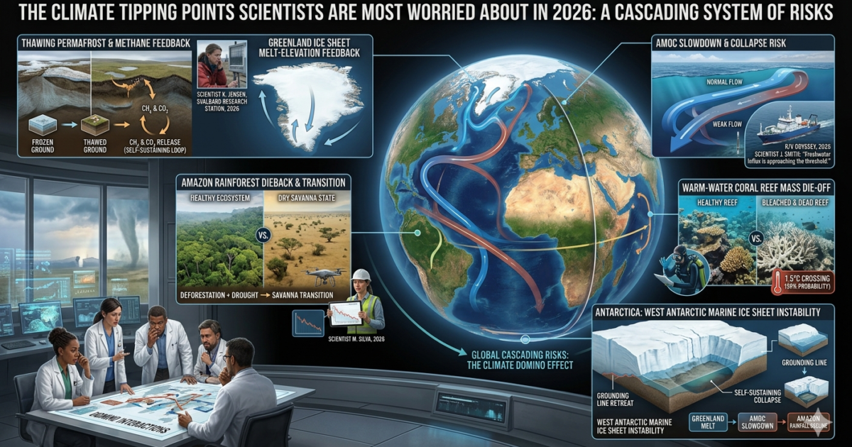 The Climate Tipping Points Scientists Are Most Worried About in 2026