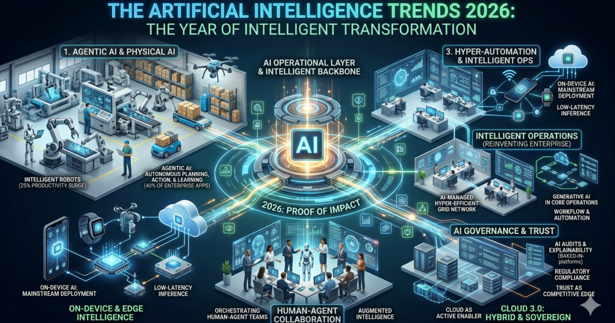 Artificial Intelligence Trends 2026: The Year of Intelligent Transformation