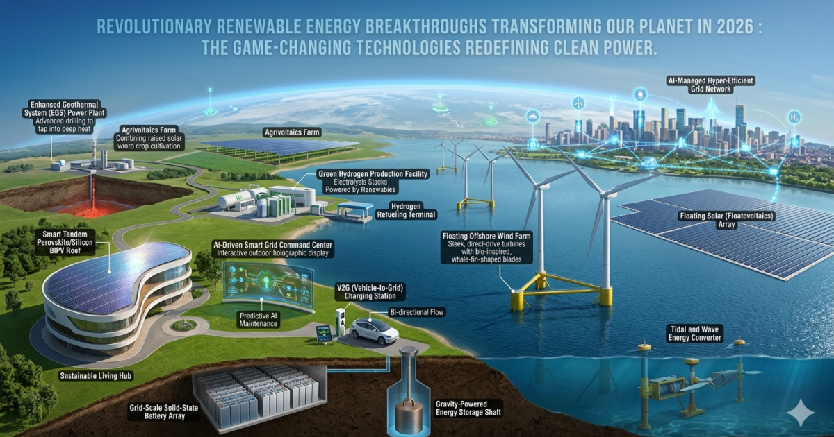 Revolutionary Renewable Energy Breakthroughs Transforming Our Planet in 2026